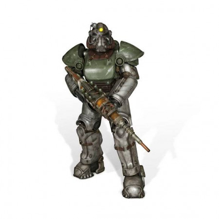 Fallout 4 socha v životnej veľkosti T-51b Power Armor 213 cm